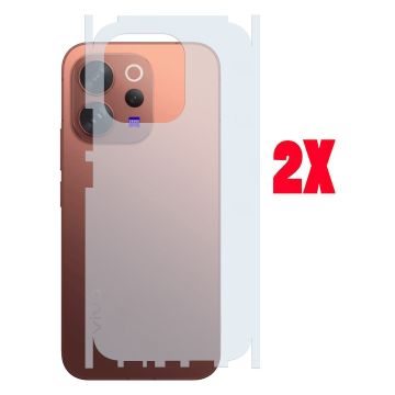 (2-Pack) Carbon Fiber Back Matte Film for Vivo V70