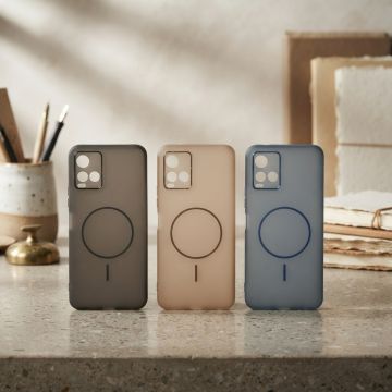 Vivo Y33s Back Cover – Matte Carbon Fiber Camera Protection