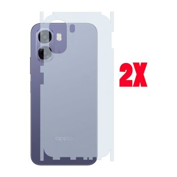 (2-Pack) Carbon Fiber Back Matte Film for Oppo A6x