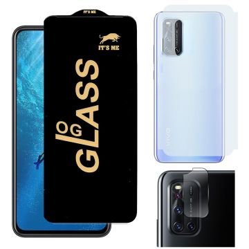 3-in-1 Full Protection for Vivo v19: HD + Matte + Camera