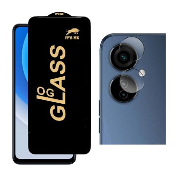 2-in-1 Protection for Tecno camon 19 neo: HD Glass + Camera Protector