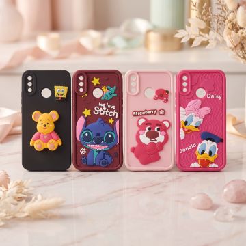 Huawei Y9 2019 Multicolor Cute Soft Kitty Pouch Premium Quality