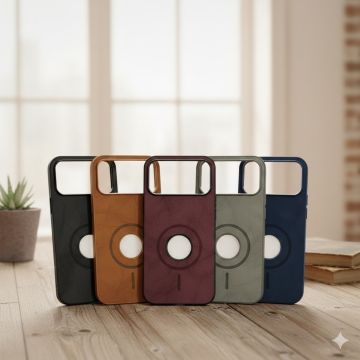 Premium Style Leather Sleeve for Apple iPhone 17 Pro Max Sleek Inspired Soft Touch Shield