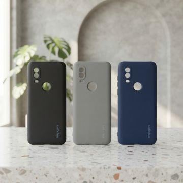 Motorola One Vision Spigen Official Matte Soft Protective Case