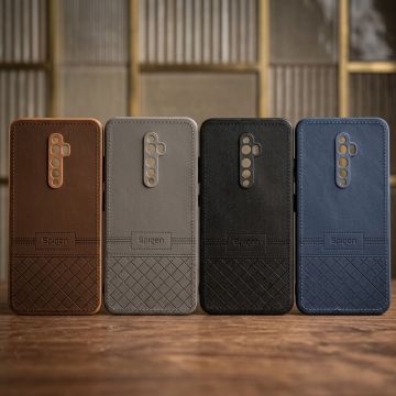 Oppo Reno 2F Ergonomic Leather Texture Case Premium Handheld Experience