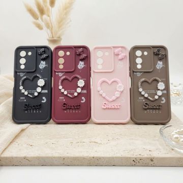 Infinix Note 12 G96 Back Cover – Kitty Heart Multicolor