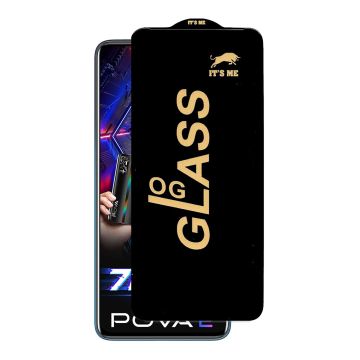 Crystal HD Glass for Tecno pova 2 - 9H Clear Tempered Protector