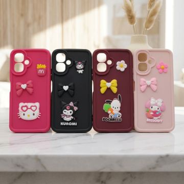 Infinix Smart 10 Back Cover – Kitty Heart Multicolor