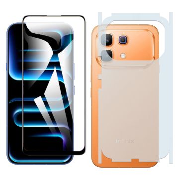 2-in-1 360 Protection Pack for Infinix Note 60 Pro: 9D + Matte