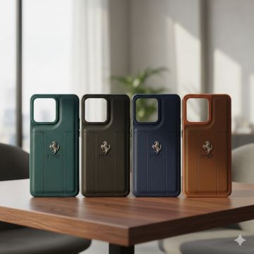 Premium Leather Type Soft Silicone Protective Case for Oppo F19 Pro