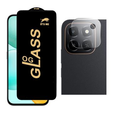 2-in-1 Protection for Honor X6c: HD Glass + Camera Protector