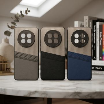 Realme 13 Plus Case Multicolor Dual Tone Premium Soft Leather Back Cover