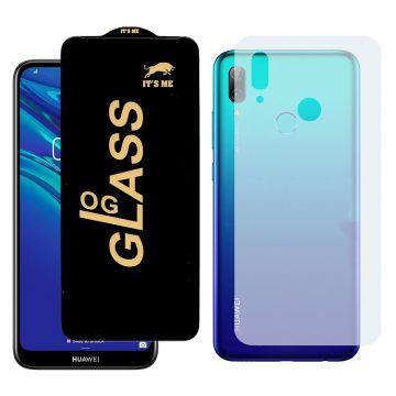 2-in-1 360 Protection for Huawei y6 2019: HD Glass + Back Matte