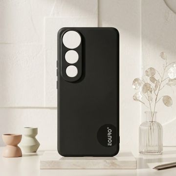 Premium European Black Plain Case for Vivo V50 Lite