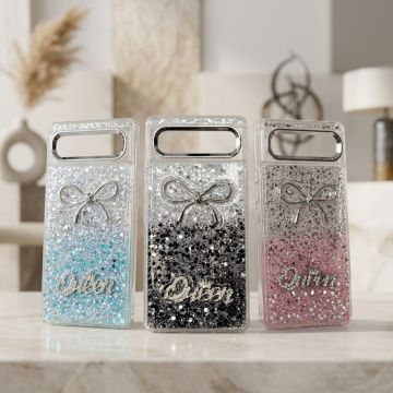 Google Pixel 6 Queen Still Glitter Case Sparkle Cover