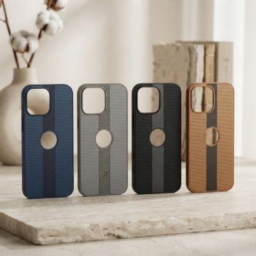 Apple iPhone 16 Pro Max Case Premium Quality Leather Finish Phone Cover
