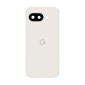 Google Pixel 9a Back Battery Door with Camera Lens Glass - White