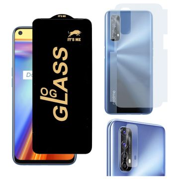 3-in-1 Full Protection for Realme 7: HD + Matte + Camera