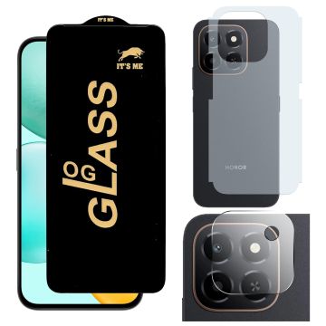 3-in-1 Full Protection for Honor X6c: HD + Matte + Camera
