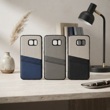 Samsung S6 Edge Case Multicolor Dual Tone Premium Soft Leather Back Cover