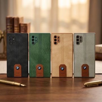 Samsung Note 10 Plus Premium Leather Case with BMW Emblem