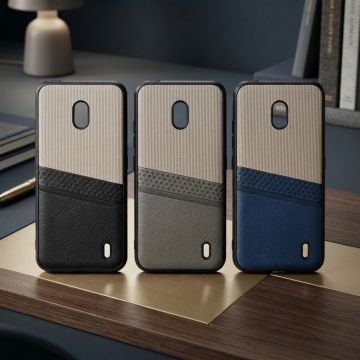 Nokia 2.2 Case Multicolor Dual Tone Premium Soft Leather Back Cover