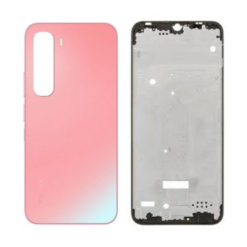 Infinix Hot 60 Pro Complete Outer Body - Housing Frame, Back Panel & Keys - Pink