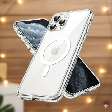Apple iPhone 11 Pro Transparent Magsafe Mobile Cover - Image 2