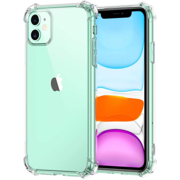 Apple iPhone 11 Transparent Extra Bumper Anti Shock Soft Crystal Clear Case Cover - Image 2