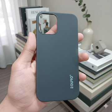 Apple iPhone 12 Matte Black Soft Silicone Shockproof Mobile Cover - Image 2