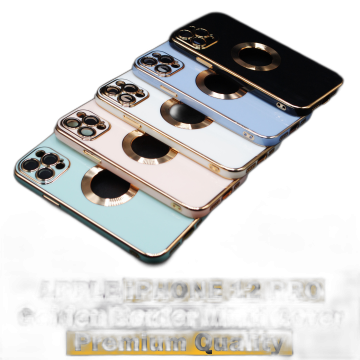 Apple iPhone 12 Pro Multi Golden Border Camera Protection Cover - Image 2