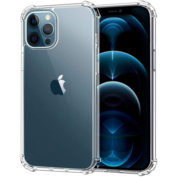 Apple iPhone 12 Transparent Anti Shock Soft Crystal Clear Case - Image 2