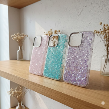 Apple iPhone 13 Pro Glitter Butterfly Stone Cover - Image 2