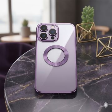 Apple iPhone 14 Pro Max Deep Purple Chrome Border Camera Protection Cover - Image 2
