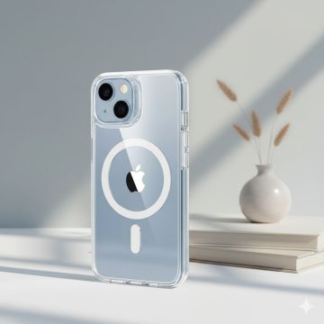 Apple iPhone 14 Transparent Magsafe Back Cover - Image 2