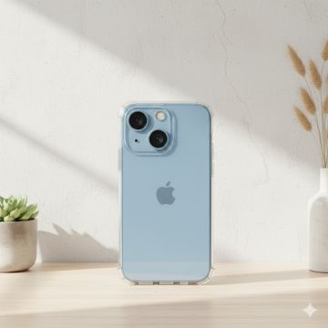 Apple iPhone 14 Transparent Soft Crystal Clear Case With Anti Shock Bumper - Image 2