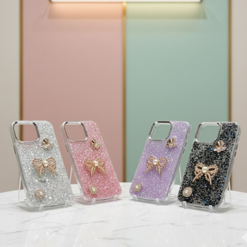 Apple iPhone 15 Pro Max Glitter Butterfly Mobile Cover