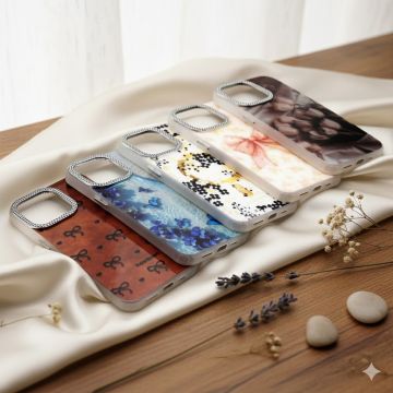 Apple iPhone 15 Pro Max Glitter Stone Ring Mobile Cover