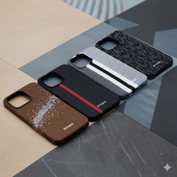 Apple iPhone 15 Pro Max Soft Pitaka Leather Cover