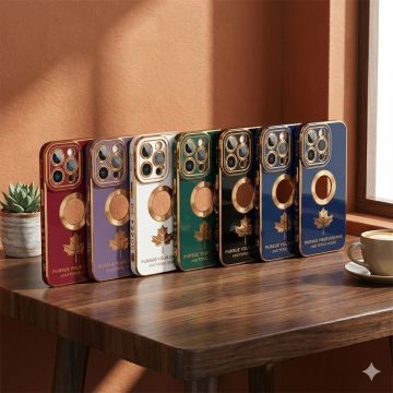 Apple iPhone 15 Pro Soft Multi Camera Protection Cover - Golden Border Mobile Cover - Image 2
