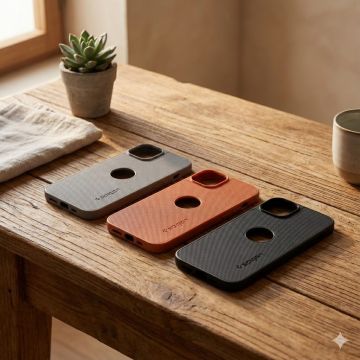 Apple iPhone 15 Spigen Texture Soft Mobile Cover - Image 2