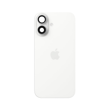 Apple iPhone 16 Back Battery Door with Camera Lens Glass - White - Image 2