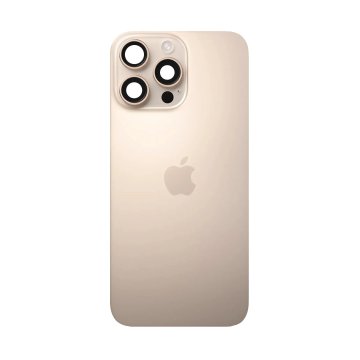 Apple iPhone 16 Pro Back Battery Door with Camera Lens Glass - Golden - Image 2