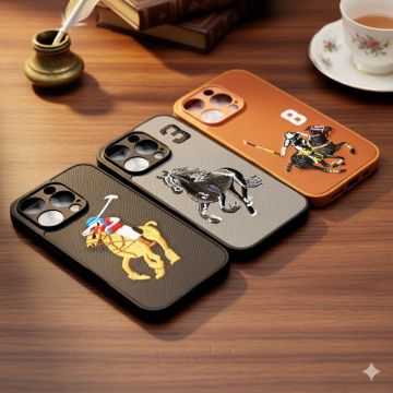 Apple iPhone 16 Pro POLO Design Leather Type Soft Leather Cover - Image 2