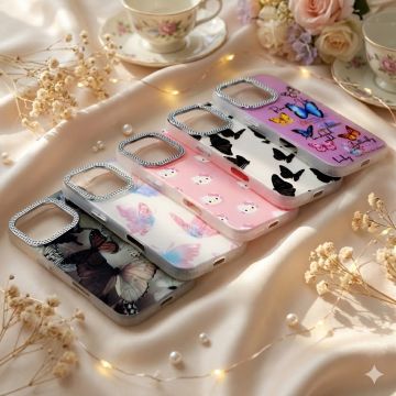 Apple iPhone 16 Pro Ring Stone Glitter Mobile Cover