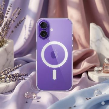 Apple iPhone 16 Transparent Magnetic Magsafe Cover - Image 2