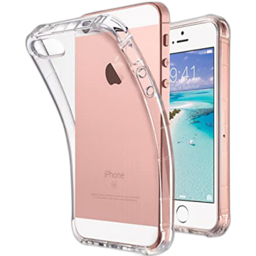 Apple iPhone 5s Back Cover Transparent Extra Bumper Anti Shock Soft Crystal Clear Case For iPhone 5s - Image 2