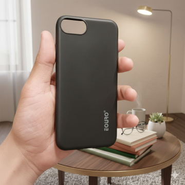 Apple iPhone 6s Matte Black Soft Silicone Case Mobile Cover - Image 2