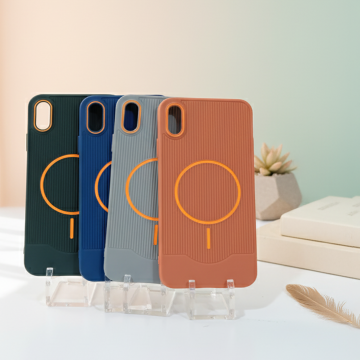 Apple iPhone X Max Multi Color Texture Slim Fit Soft Mobile Cover - Image 2