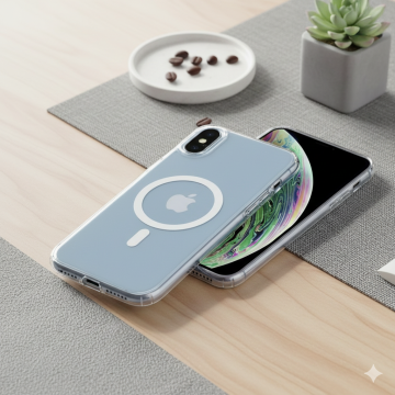 Apple iPhone X Max - XS Back Cover Magnatic Magsafe Transparent Case - Image 2
